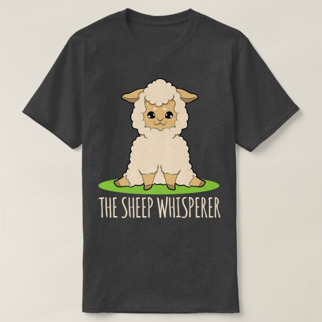 The Sheep Whisperer Farmer  T-Shirt (Design Front)