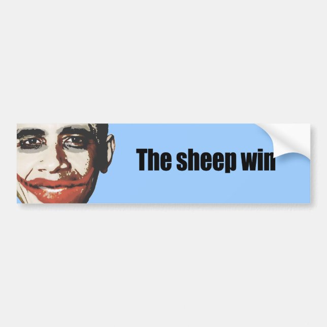 The Sheep win Bumper Sticker (Front)