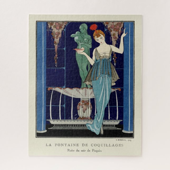  The Shell Fountain  by George Barbier  Jigsaw Puzzle (Vertical)
