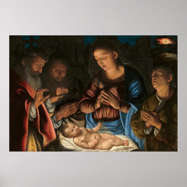 The Shepherds - Giovanni Savoldo Fine Art Poster (Front)