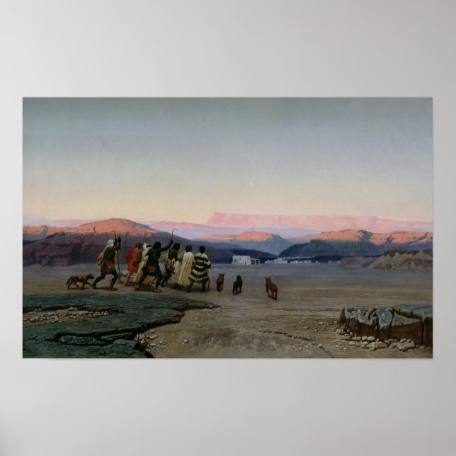 The Shepherds, Led by the Star, Arriving Poster (Front)