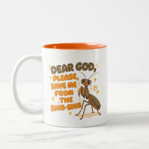 The Shib-Shib Funny Praying Mantis Mug