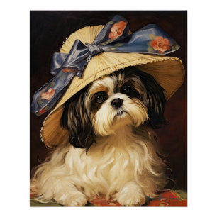 The Shih Tzu Dog 003 - Odessa Leyendecker Poster