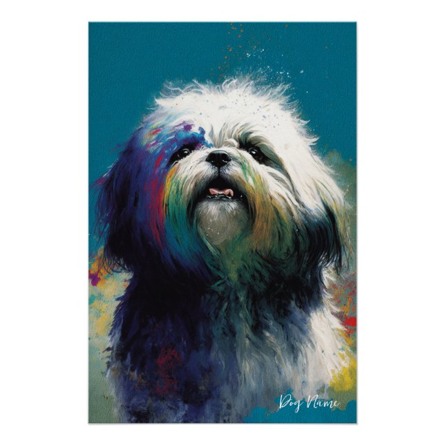 The Shih Tzu Dog - Composition 006 Poster (Front)