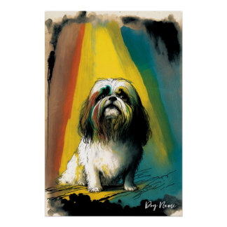 The Shih Tzu Dog - Composition 009 Poster