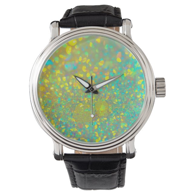 The shining Holographic Opal   Watch (Front)
