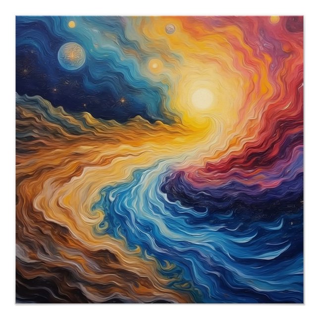 The Shining of Galactic Creation Poster (Front)