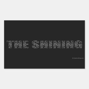 The Shining Rectangular Sticker