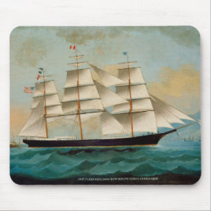 The Ship Fleetwing, Hong Kong Bay Mouse Pad