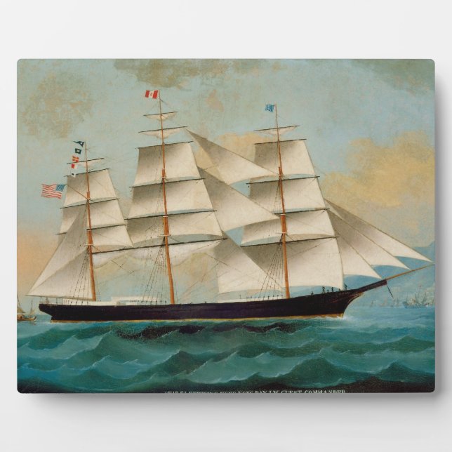The Ship Fleetwing, Hong Kong Bay Plaque (Front)