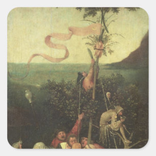 The Ship of Fools, c.1500 Square Sticker