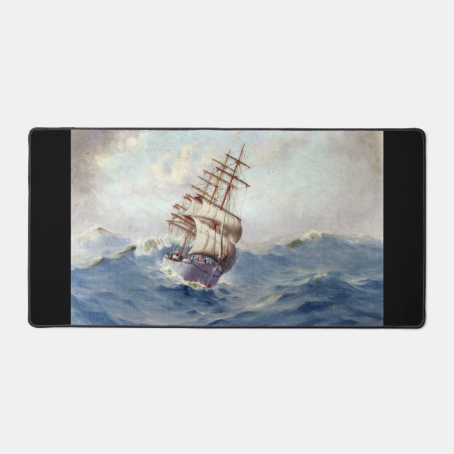 The Ship Portpatrick 1900s Desk Mat (Front)