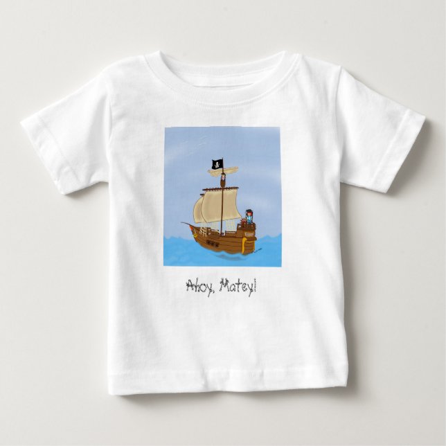 The Ship WIth Pirates  t-shirt (Front)