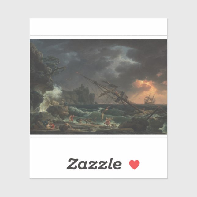 The Shipwreck by Claude-Joseph Vernet (Sheet)