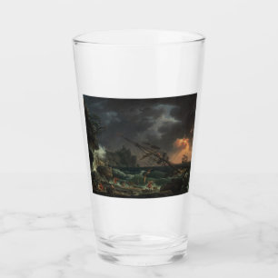 The Shipwreck by Claude-Joseph Vernet Glass