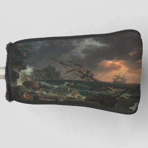 The Shipwreck by Claude-Joseph Vernet Golf Head Cover