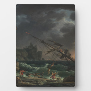 The Shipwreck by Claude-Joseph Vernet Plaque