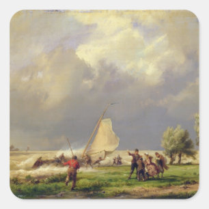 The Shipwreck Square Sticker