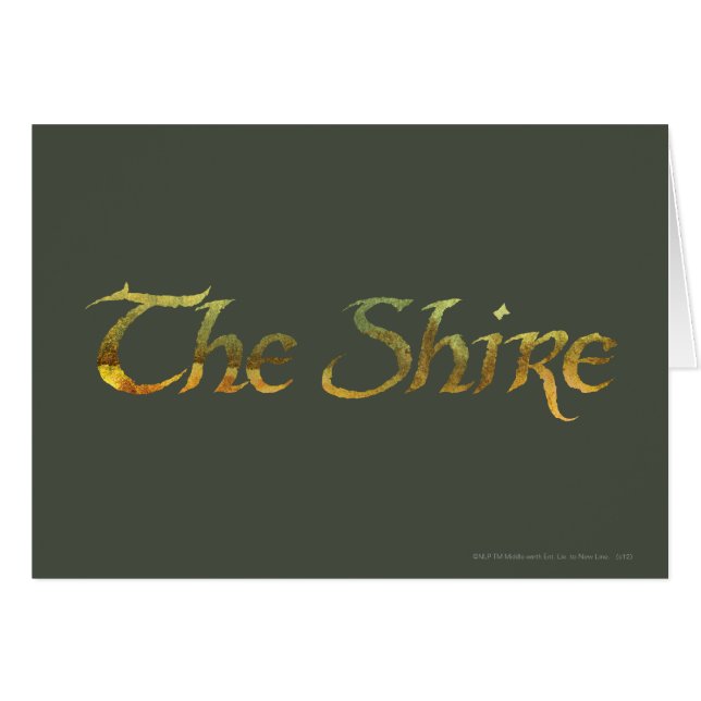 THE SHIRE™ Name Textured (Front Horizontal)