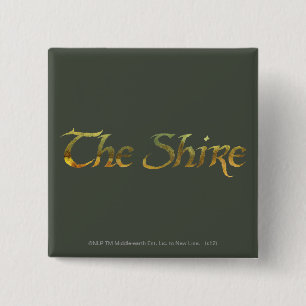 THE SHIRE™ Name Textured 15 Cm Square Badge