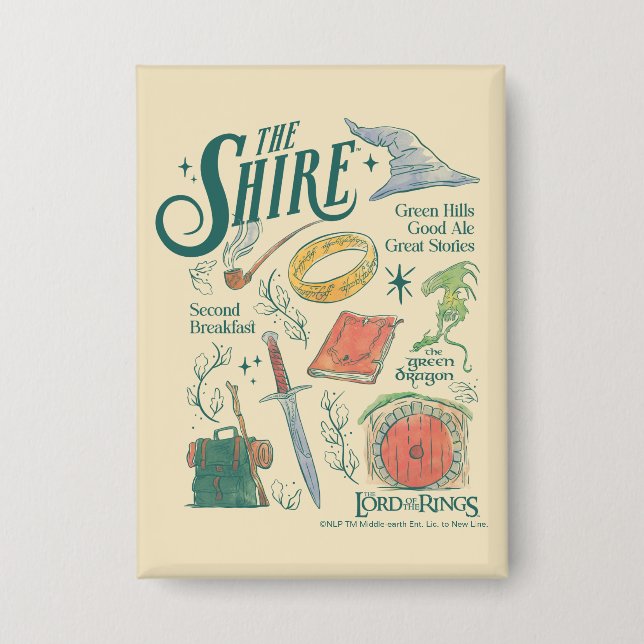 THE SHIRE™ Watercolor Collage Graphic (Front)