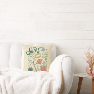 THE SHIRE™ Watercolor Collage Graphic Cushion