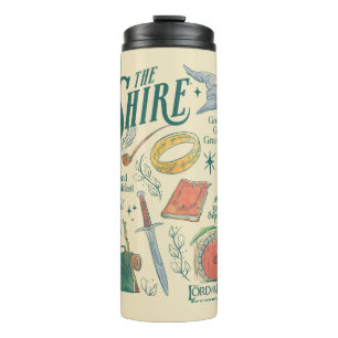 THE SHIRE™ Watercolor Collage Graphic Thermal Tumbler