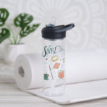 THE SHIRE™ Watercolor Collage Graphic Water Bottle<br><div class="desc">Celebrate the simple comforts and grand adventures of The Shire™ with this charming Lord of the Rings™ collage design. Featuring a delightful collection of illustrated icons — including the One Ring, a Gandalf's hat and pipe, a well-packed travel rucksack, a trusty sword, a cozy hobbit door, and even a nod...</div>