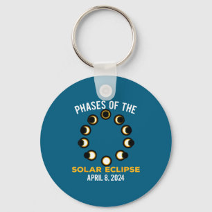 The Shirt Solar Eclipse Phases Solar Eclipse Key Ring