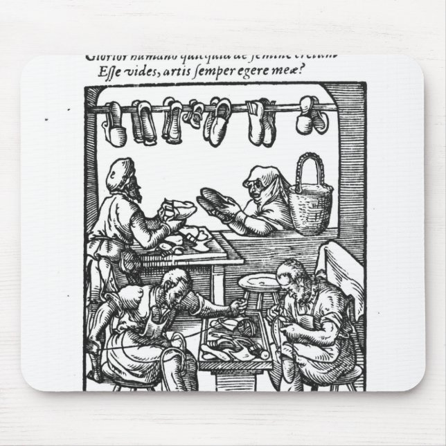 The Shoe Maker Mouse Pad (Front)