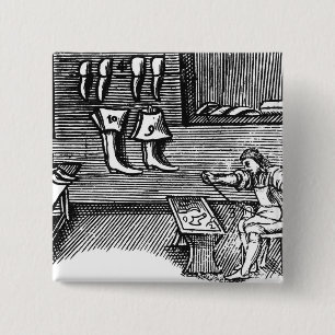 The Shoemaker 15 Cm Square Badge