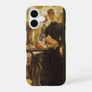 The Shop Girl by James Tissot, Victorian Fine Art iPhone 16 Case