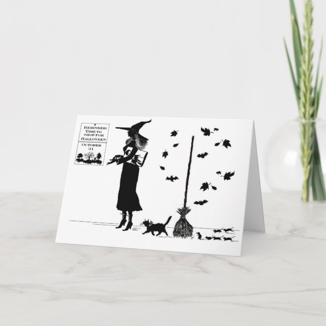 THE SHOPPING WITCH CARD (Front)