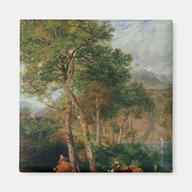 The Shores of Lake Lecco Magnet (Front)