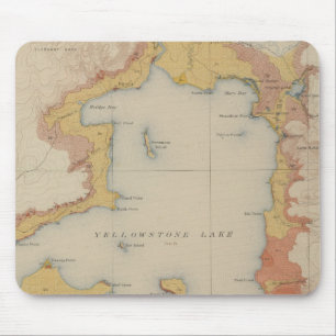 The Shores of Yellowstone Lake Mouse Pad