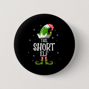 The Short Elf Family Matching Group Christmas  6 Cm Round Badge