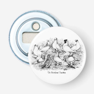 The Short-faced Tumbler Pigeons Bottle Opener