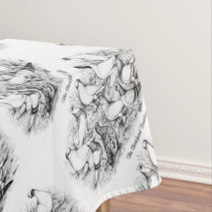 The Short-faced Tumbler Pigeons Tablecloth