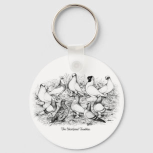 The Short-faced Tumblers Key Ring