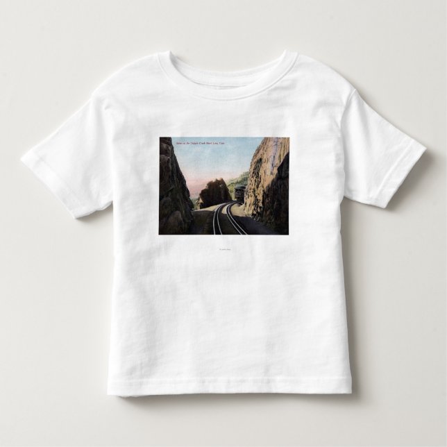 The Short Line Railroad Car Toddler T-Shirt (Front)
