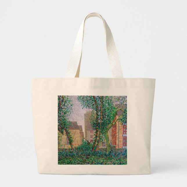 The Shortest Day Large Tote Bag (Front)