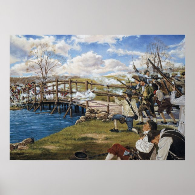 The Shot Heard 'Round the World Battle of Concord Poster (Front)