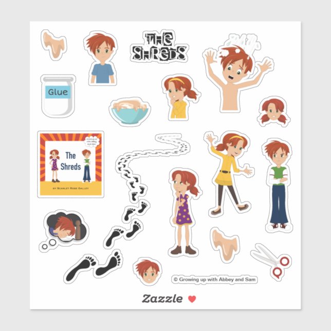 The Shreds Sticker Sheet (Sheet)