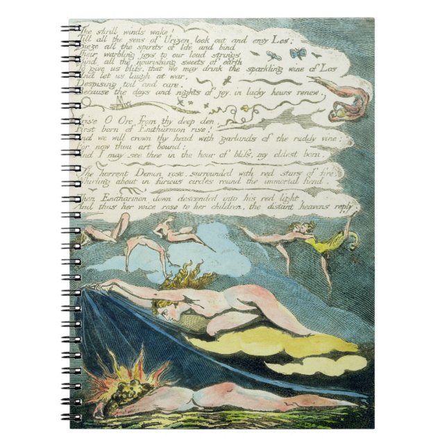 'The shrill winds wake...', plate 5 from 'Europe. Notebook (Front)
