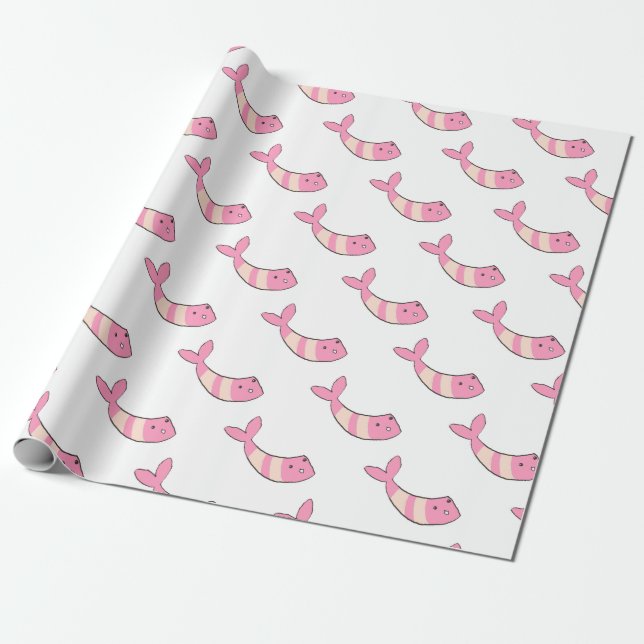 The Shrimp Wrapping Paper (Unrolled)
