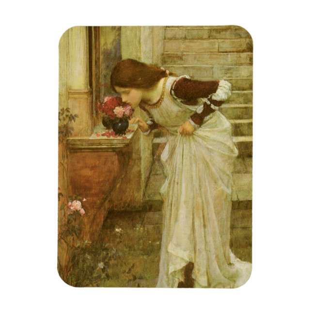 The Shrine by John William Waterhouse Magnet (Vertical)