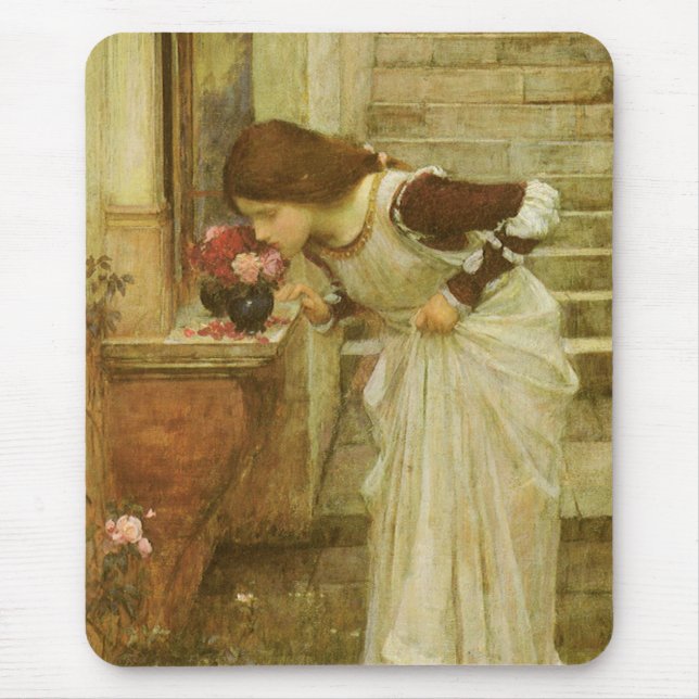 The Shrine by John William Waterhouse Mouse Pad (Front)