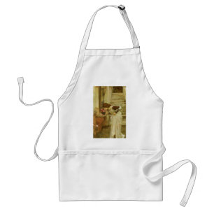 The Shrine by John William Waterhouse Standard Apron