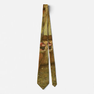 The Shrine by John William Waterhouse Tie