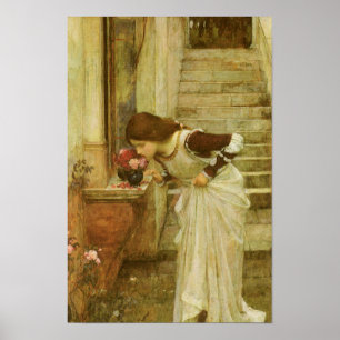 The Shrine by JW Waterhouse, Vintage Victorian Art Poster